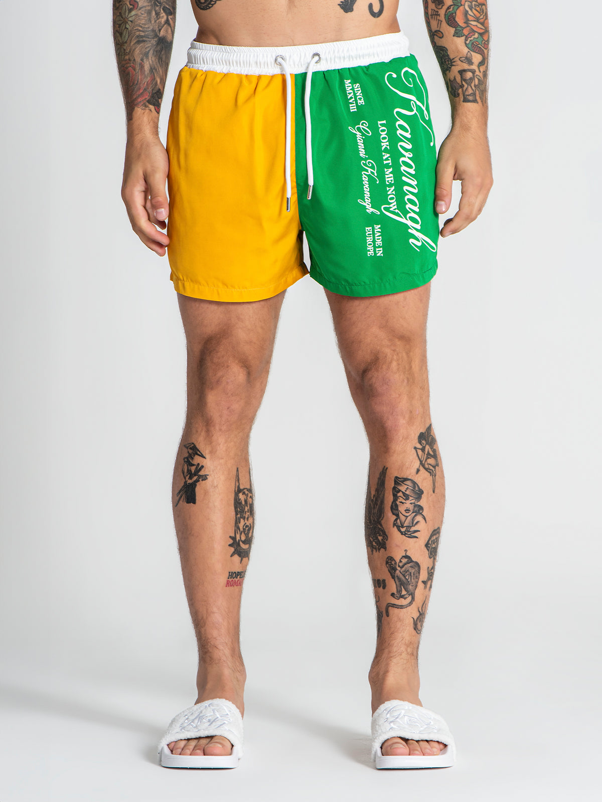 swimshorts / Green Showstopper Swimshorts