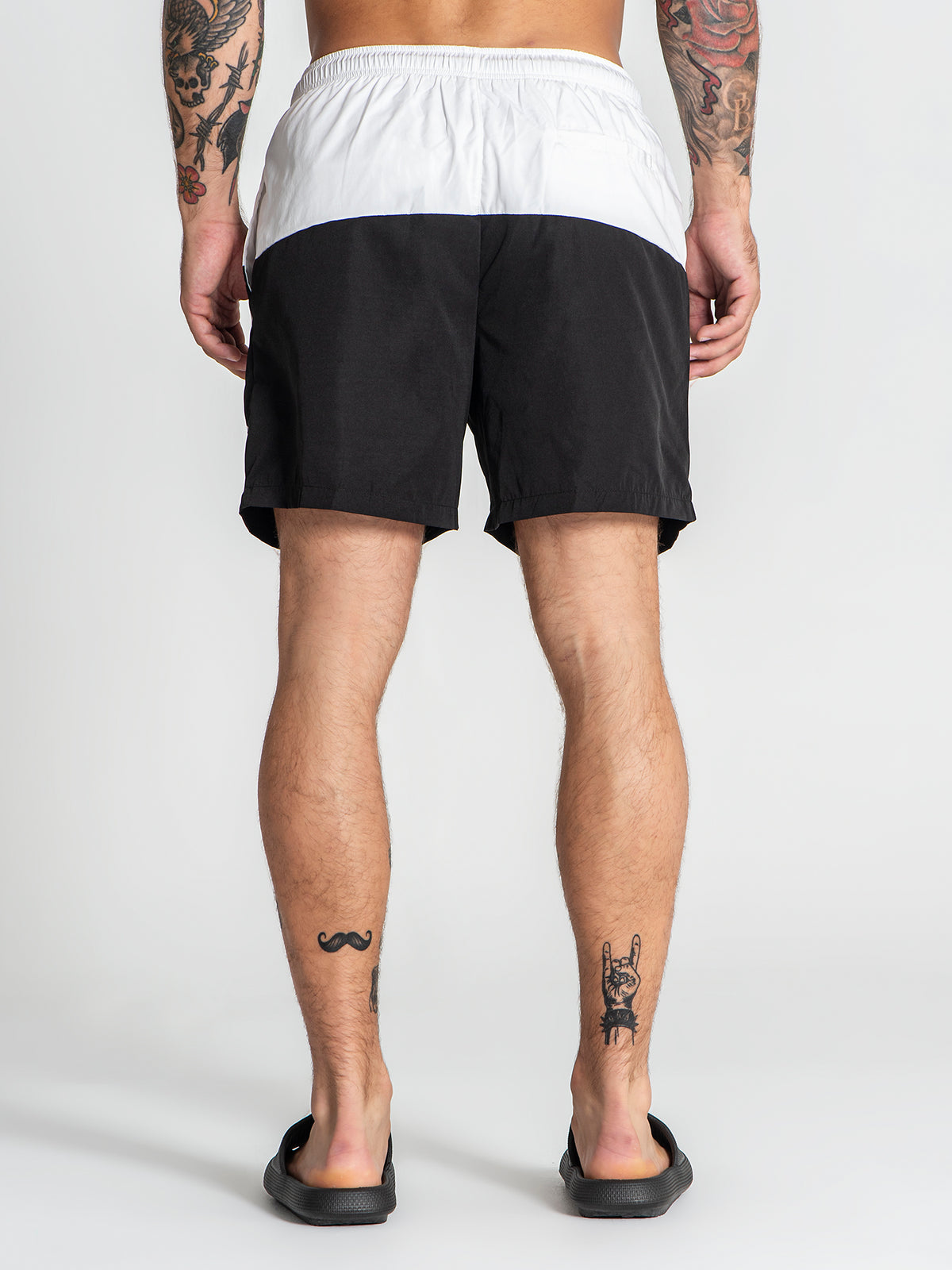 swimshorts / White Double Swimshorts