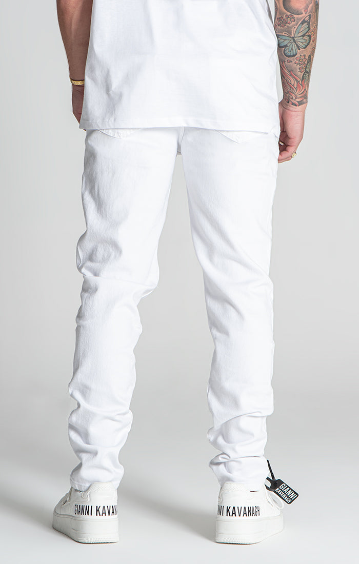 White Slim Fit Jeans